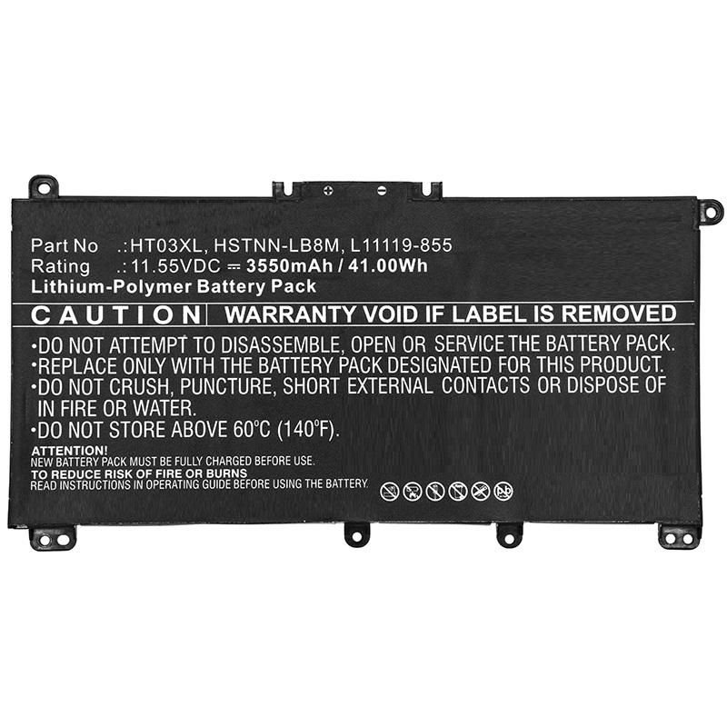 Img_26307988.jpg Laptop Battery for HP 38.76Wh 11.4V 3400mAh 38.76Wh Li-Pol 11.4V 3400mAh HP15-CS, 17-BY, 250 G7, 255 G7, HSTNN-1B80, HSTNN-DB8S, - Image 1