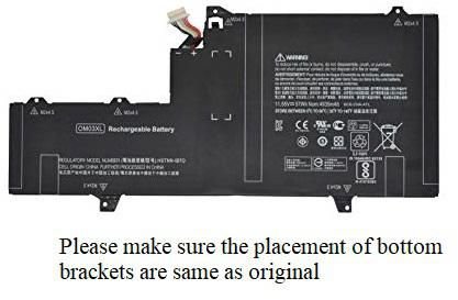 Img_26307992-1 Laptop Battery for HP 54.29Wh 11.55V 4700mAh 54WH Li-Pol 11.55V 4700mAh Black 863280-855 - Image 1
