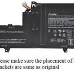 Laptop Battery for HP 54.29Wh  11.55V 4700mAh 54WH Li-Pol  11.55V 4700mAh Black 863280-855