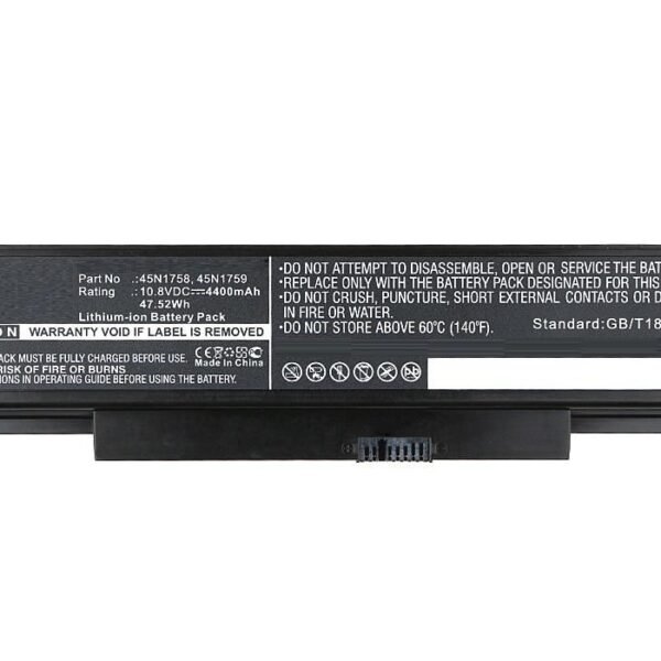 Laptop Battery for Lenovo  47.52Wh 10.8V 4400mAh 48Wh  Li-ion 10.8V 4400mAh Black, ThinkPad Edge E550, ThinkPad Edge E550C, ThinkPad