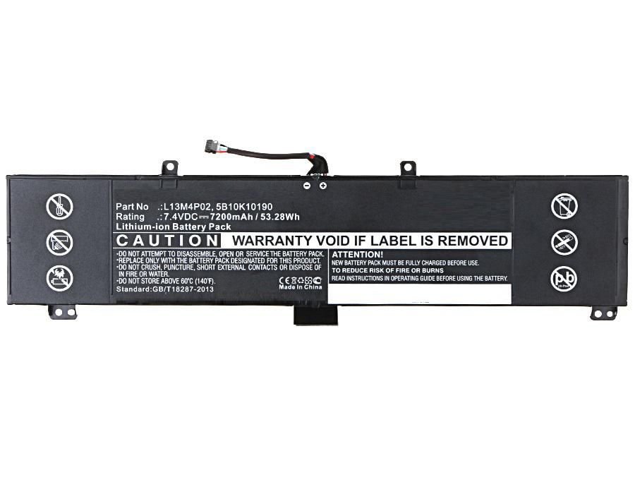 Img_26308336.jpg Laptop Battery for Lenovo 47.36Wh 7.4V 6400mAh 48Wh Li-ion 7.4V 6400mAh Black, Erazer Y50, Y50-70, Y50-70AM-IFI, Y50-70AM-ISE, - Image 1