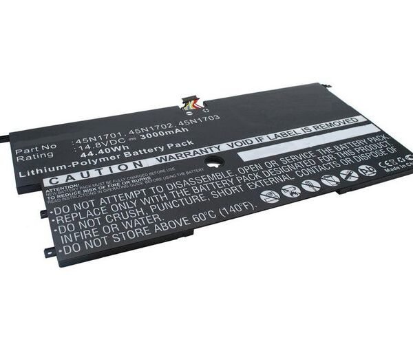 Laptop Battery for Lenovo  42.56Wh 15.2V 2800mAh 43Wh  Li-Pol 15.2V 2800mAh Black, 20A7, 20A8, ThinkPad X1 Carbon 14