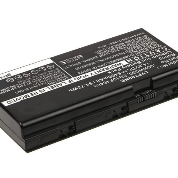 Laptop Battery for Lenovo  94.72Wh 14.8V 6400mAh 95Wh  Li-ion 14.8V 6400mAh Black, ThinkPad P70, ThinkPad P71, P72, ThinkPad P70