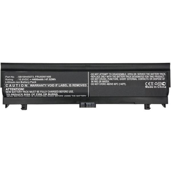 Laptop Battery for Lenovo  47.52Wh 10.8V 4400mAh 48Wh  Li-ion 10-8V 4400mAh Black, Thinkpad L560