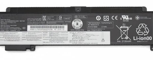 Laptop Battery for Lenovo  22.80Wh 11.4V 2000mAh 23WH  Li-Pol 11.4V 2Ah Black, Lenovo ThinkPad T460S, ThinkPad T470s