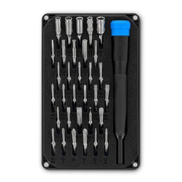 Moray Precision Bit Set EU145475-1, 22 mm, 7.8 cm,  124 mm, ABS synthetics, Black, Blue, Black