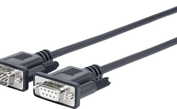 Vivolink PRORS15 serial cable Black 15 m RS-232
