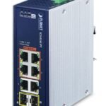 IP30 Industrial 4-Port  10/100/1000T 95W 802.3bt PoE  + 2-Port 10/100/1000T IP30 Industrial 4-Port, Unmanaged, Gigabit Ethernet