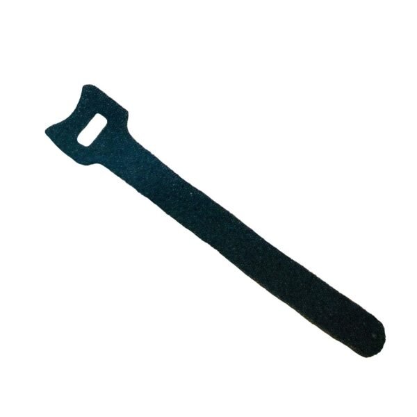 Velcro strap black 16 x 400  mm 100 pcs package