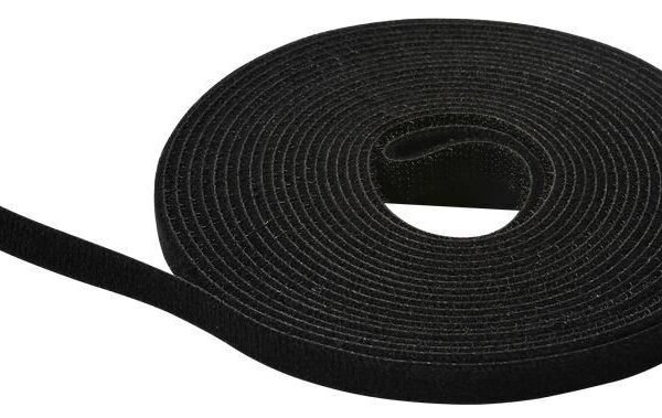 Hook and Loop Roll 10m x 15mm  Black