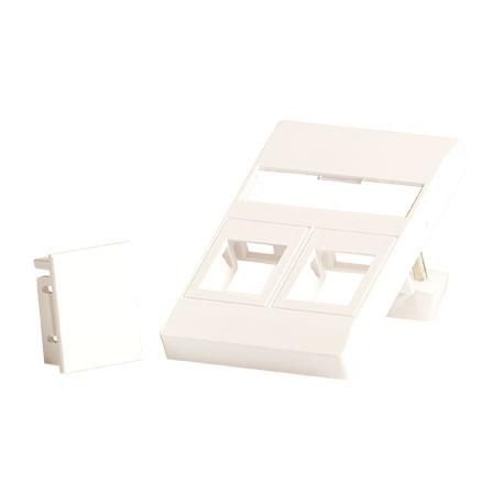 Img_26471158.jpg Wall plate for 2 x keystone. Fits 50x75 mm FUGA outlet, white - Image 1