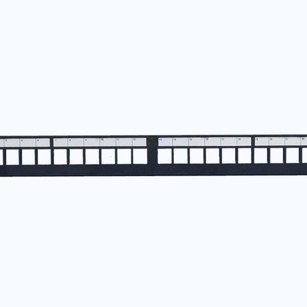 24-port STP Cat6 + Cat6a  patch panel 1U for 19" rack