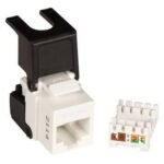 PRO Cat6 Unshielded flip jack  keystone
