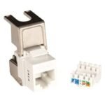 PRO Cat6a Unshielded flip  jack keystone