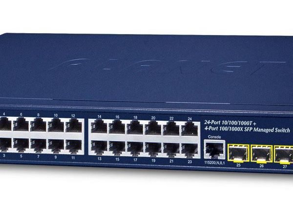 IPv4/IPv6, 24-Port  10/100/1000T + 4-Port  100/1000X SFP Manageable Gigabit Ethernet Switch IPv4/IPv6, 24-Port, Managed,