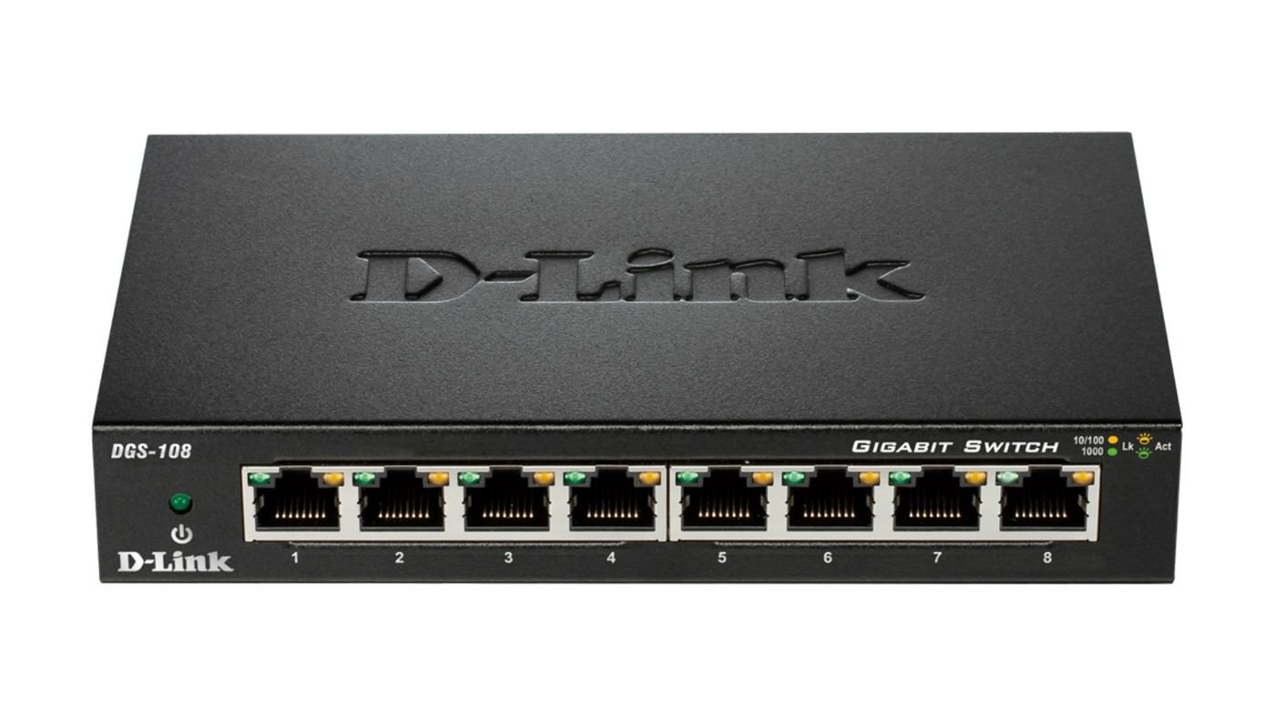 Img_26510938.jpg 8-Port Gigabit Ethernet Metal Housing Unmanaged Light Switch without IGMP - Image 1