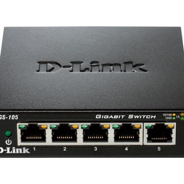 5-Port Gigabit Ethernet Metal  Housing Unmanaged Light  Switch without IGMP