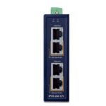 Industrial 2-port 10/100/1000T 802.3at PoE+ Injector w/ 12V Booster