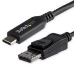 6ft/1.8m USB C to DisplayPort  1.4 Cable - 6ft/1.8m USB C to  DisplayPort 1.4 Cable - 4K/5K/8K USB Type-C to DP 1.4 Alt Mode Video Adapter