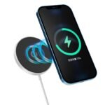 Magnetic Wireless Charger with USB-C Plug. Charges up  to 15W. Use with PD 20W charger