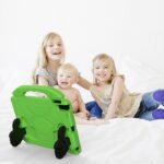 iPad 10.2 (All Models) Green  HANDY Kids Case with handle  and foldable hands for stand mode - Image 3