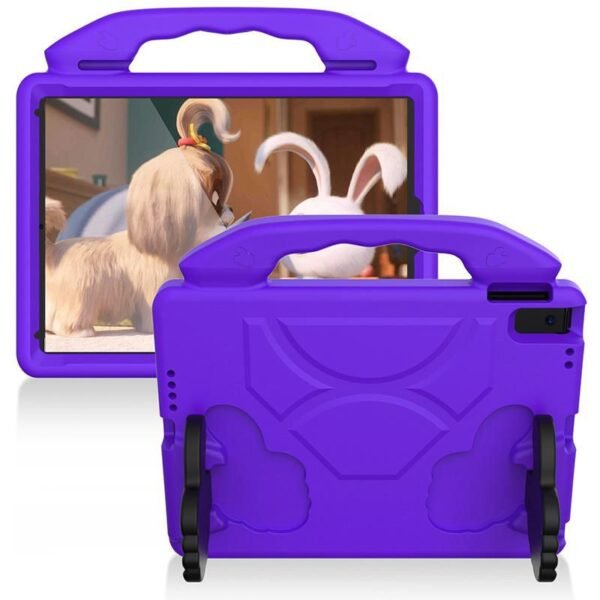 iPad 9.7 (All Models) Purple  HANDY Kids Case with handle  and foldable hands for stand mode