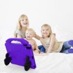 iPad 10.2 (All Models) Purple  HANDY Kids Case with handle  and foldable hands for stand mode - Image 3