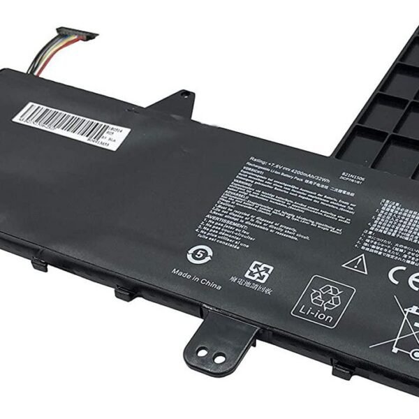 Laptop Battery for Asus  25.84Wh 7.6V 3400mAh 26WH  2Cell Li-Pol 7.6V 3400mAh Black, Asus:E502S E502MA