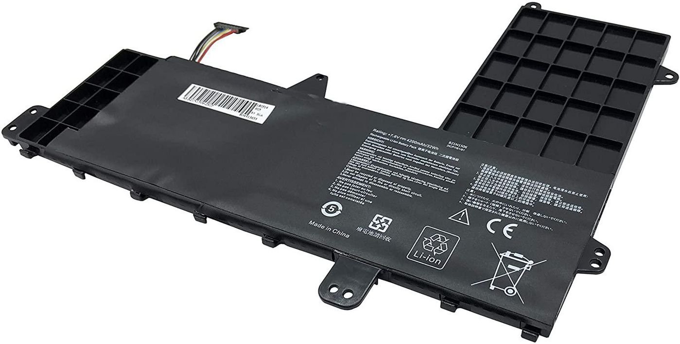 Img_26569656.jpg Laptop Battery for Asus 25.84Wh 7.6V 3400mAh 26WH 2Cell Li-Pol 7.6V 3400mAh Black, Asus:E502S E502MA - Image 1