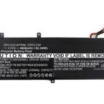 Laptop Battery for Dell  52.00Wh 11.4V 4600mAh 52Wh  Li-Pol 11.4V 4600mAh Black, Precision 15 5510, XPS 15 9550