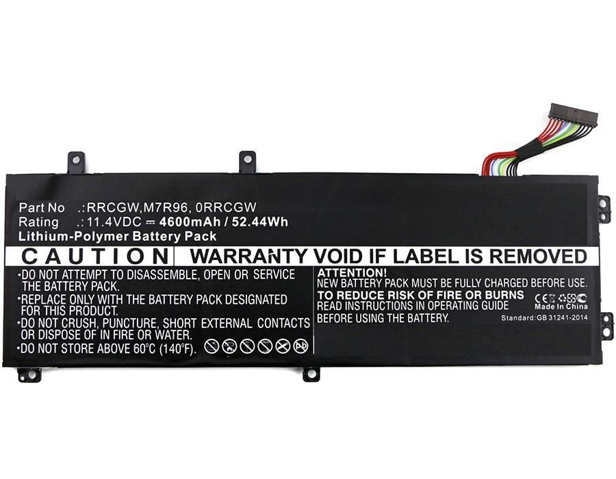 Img_26569686.jpg Laptop Battery for Dell 52.00Wh 11.4V 4600mAh 52Wh Li-Pol 11.4V 4600mAh Black, Precision 15 5510, XPS 15 9550 - Image 1