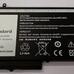 Laptop Battery for Dell  34.20Wh 11.4V 3000mAh 34Wh  3Cell Li-Pol 11.4V 2.9Ah Black, DELL: DELL Latitude 12 Series DELL Latitude 12