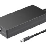 Gaming Adapter for Dell 130W 19.5V 6.7A Plug:7.4*5.0  Including EU Power Cord for Dell Inspiron: 300m-M5110, Latitude E6400,