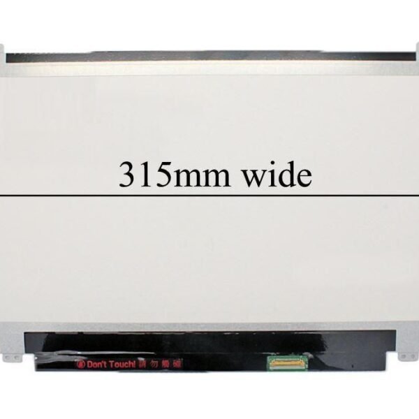 14,0" LCD FHD Matte 1920x1080 - 315mm wide LED Screen, 30pins Bottom Right Connector, Top Bottom 4xBrackets, IPS