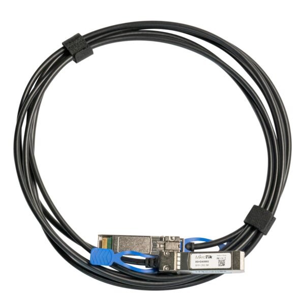 SFP/SFP+/SFP28 1/10/25G  direct attach cable, 3m  XS+DA0003, 3 m, SFP/SFP+/SFP28, SFP/SFP+/SFP28, Male/Male, Black, 25 Gbit/s