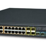 Layer 3 24-Port 10/100/1000T 802.3at POE + 4-Port 10G SFP+ Stackable Managed Gigabit Switch (370W, Multicast Routing: PIM-DM/SM,