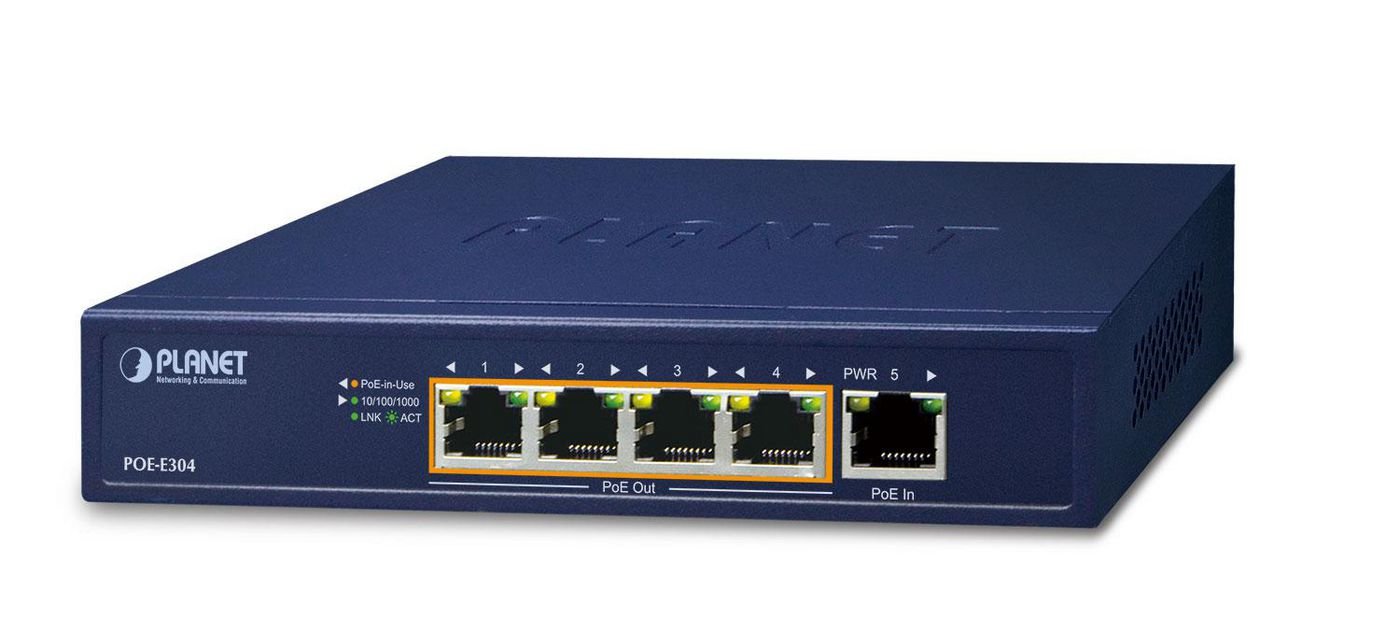 Img_26616533.jpg 1-P 60W Ultra PoE to 4-P 802.3af/at Gigabit PoE Extende r - Image 1