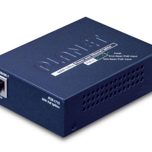 Single Port 10/100/1000Mbps Ultra POE Splitter 12V/19V/24V