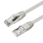 CAT6A S/FTP 1m Grey LSZH Shielded Network Cable, LSZH,  AWG26 CU