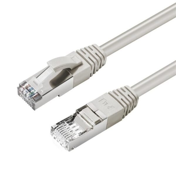 CAT6A S/FTP 1m Grey LSZH Shielded Network Cable, LSZH,  AWG26 CU