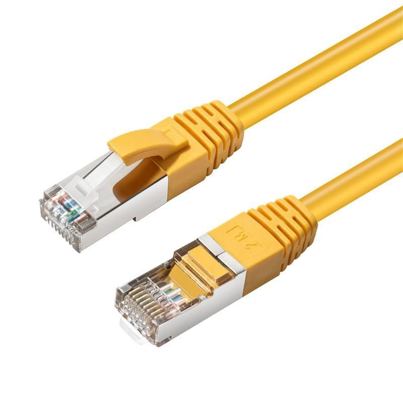 Img_26623026.jpg S/FTP CAT6 1m Yellow LSZH PiMF (Pairs in metal foil) 4x2xAWG 27, CU - Image 1
