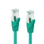 CAT6A S/FTP 1.5m Green LSZH Shielded Network Cable, LSZH,  AWG26 CU - Image 2
