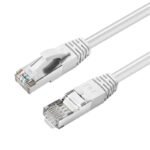 CAT6A S/FTP 1.5m White LSZH Shielded Network Cable, LSZH,  AWG26 CU