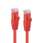 U/UTP CAT6 5M Red LSZH Unshielded Network Cable,  LSZH, 4x2xAWG 24 CU, 5 Meter - Image 2