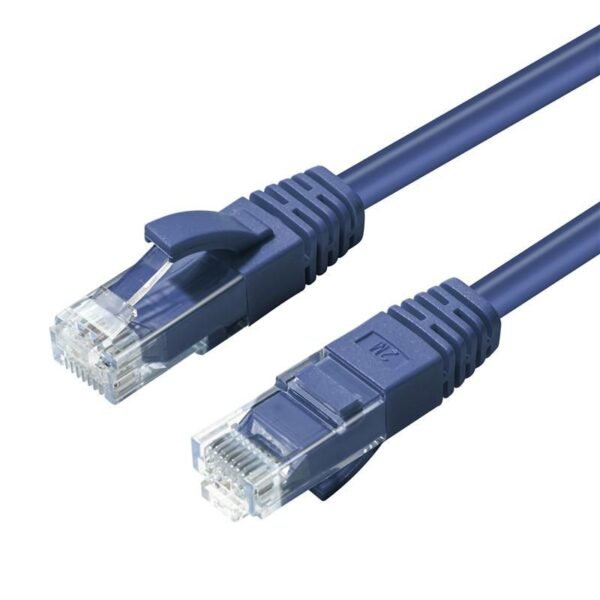 CAT6A UTP 0.3m Blue LSZH