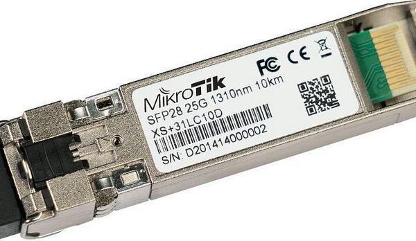 SFP/SFP+/SFP28 module  1/10/25G  SM 10km 1310nm  XS+31LC10D, Fiber optic, 25000 Mbit/s, SFP28, LC (UPC), 10000 m, 1310 nm