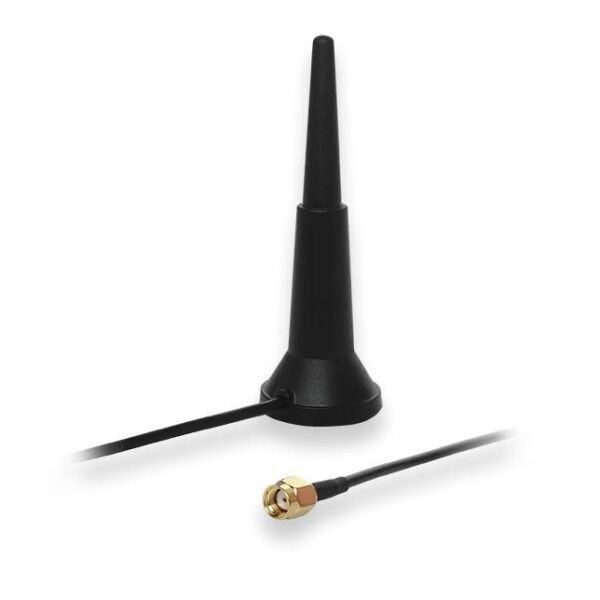 WIFI DuaL-Band magnetic SMA  antenna PR1KRD30, 3 dBi,  2.4-2.5/5.1-5.95 GHz, 50 O, RP-SMA, Male, Vertical polarization