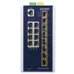 IP30 Industrial L3 8-Port 10/100/1000T + 8-port 100/1000X SFP Full Managed Switch - Image 3