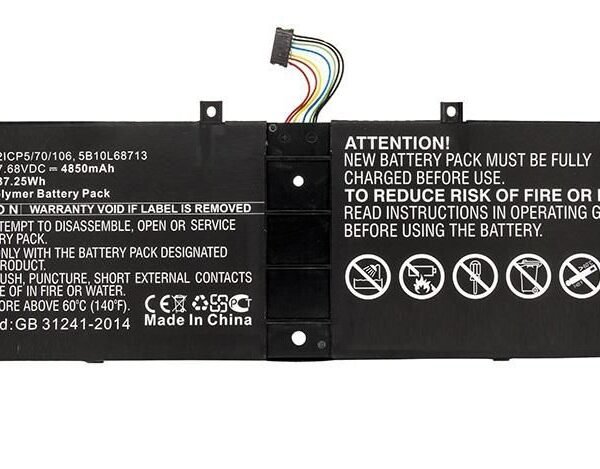Laptop Battery for Lenovo  37.25Wh 7.68V 4850mAh 37WH  Li-Pol 7.68V 4.85Ah IdeaPad MIIX 510 12ISK, IdeaPad Miix 510-12IKB, IdeaPad