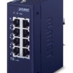 IP30 Compact size 8-Port 10/100TX Fast Ethernet Switch (-40~75 degrees C)